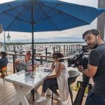 That's a wrap on principle photography on @thecafone_ . Thanks to my amazing cast/crew and @marinagrille.nj for an amazing location and delicious lunch. #tvpilot #actor #director